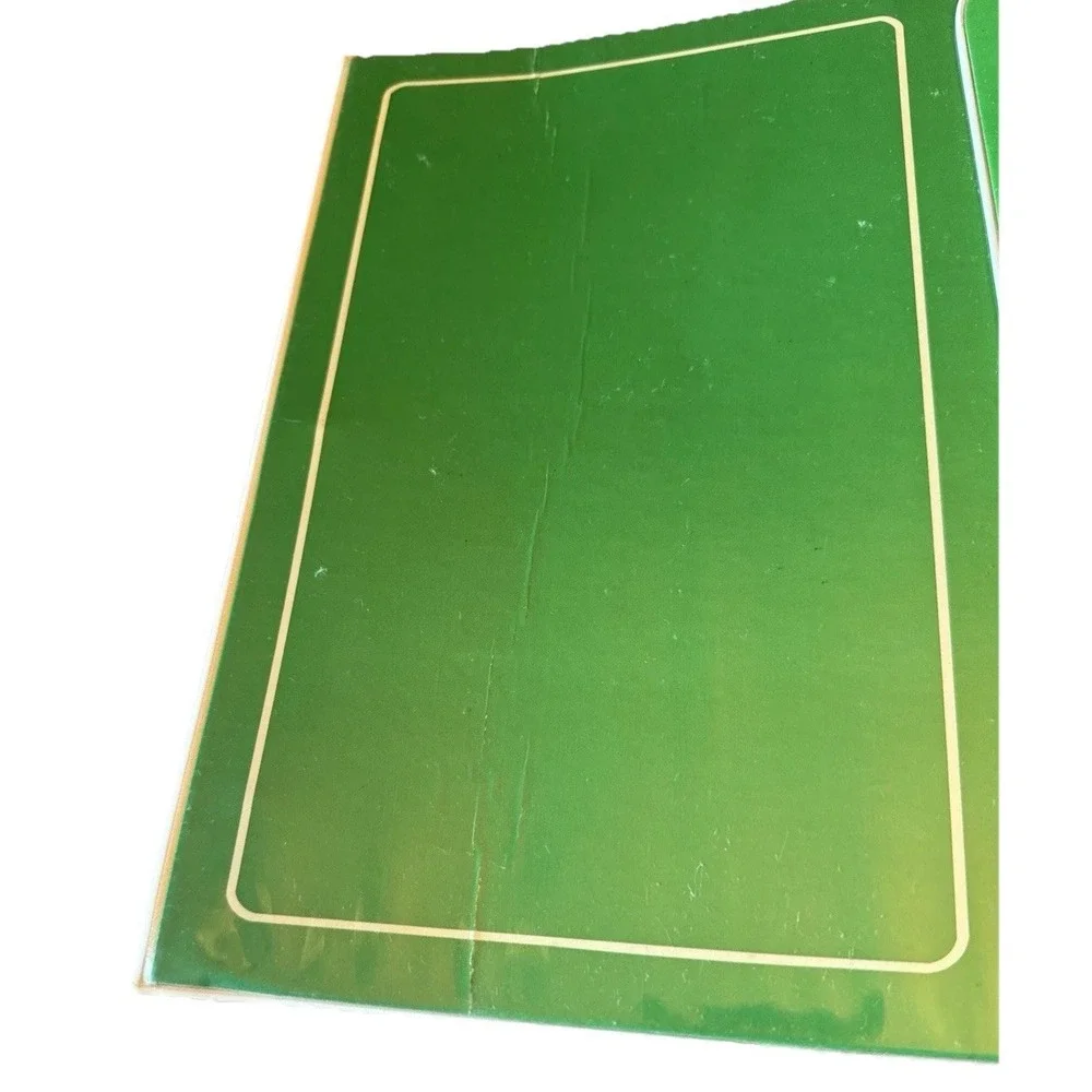 Vintage Mead Trapper Keeper Notebook Green Folder Binder School Supplies 80s 90s